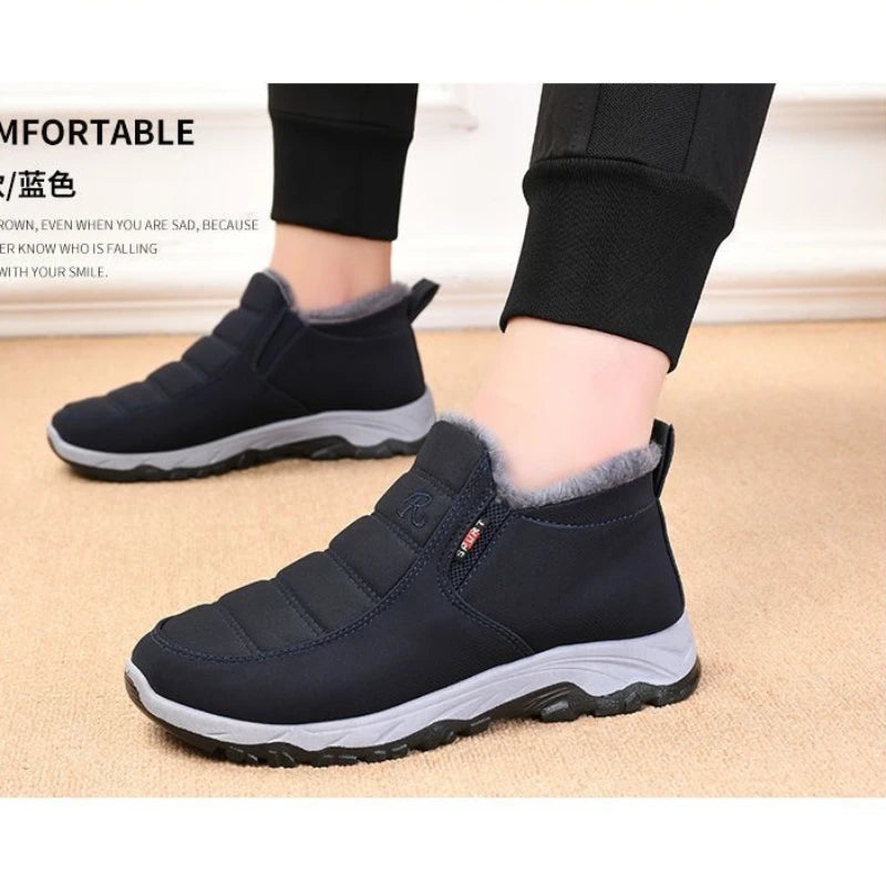 Men's Shoes Autumn Winter Casual Cotton Warm Wear Resistant Chunky Sole Affordable Free Shipping